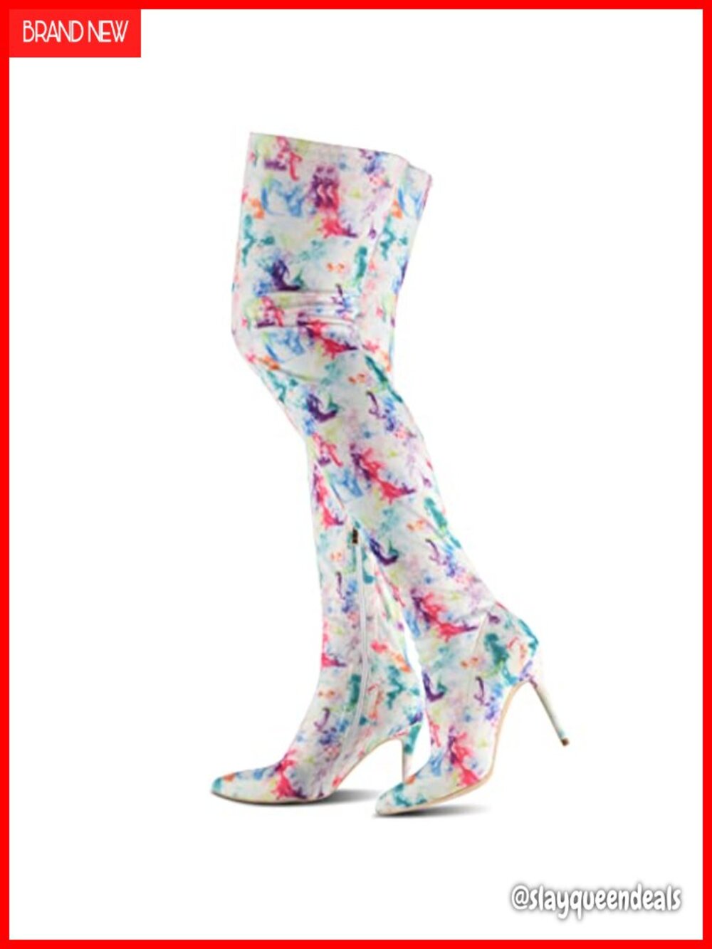 Faux Suede Over the Knee Boots Pointed Toe Stiletto Thigh High